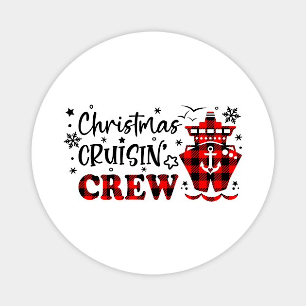 Christmas Cruisin Crew Cruise Ship Themed Magnet by OrnamentallyYou